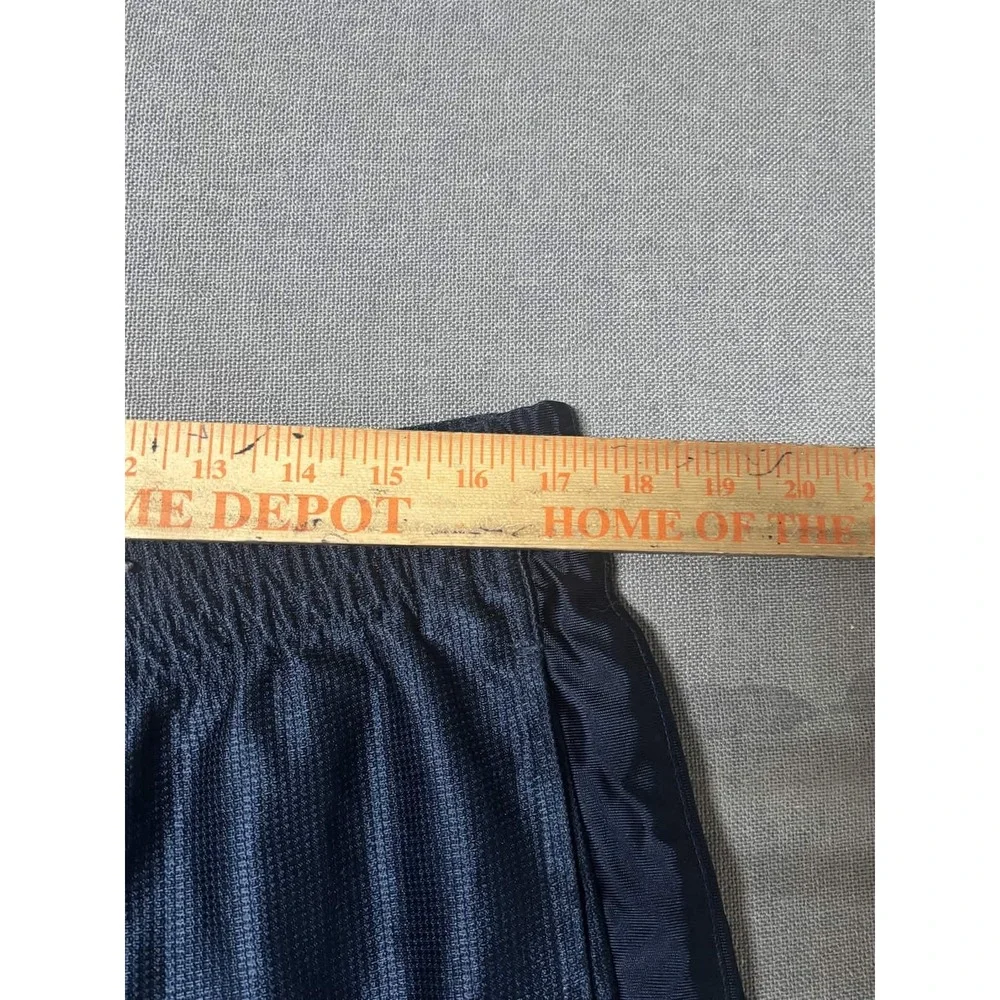 Nike Mens Large Basketball Shorts Navy Blue Dazzle Mesh